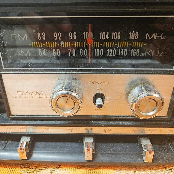 JIL Concerto JF 188 Twin Speaker Stereo Wood Grain Citizen Jutan MCM Vtg Tested - Picture 2 of 11